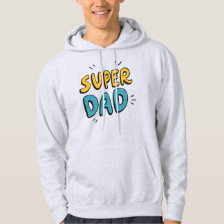 Veste À Capuche Super Papa Hero Tee - La Fête du Père
