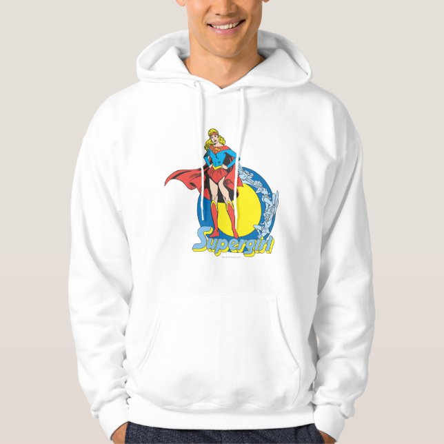 Veste À Capuche Supergirl avec logo (Devant)