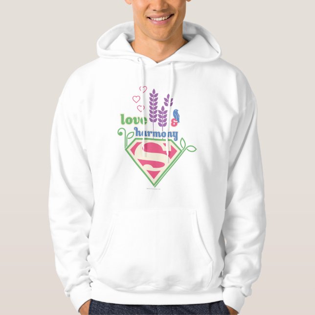 Veste À Capuche Supergirl Love & Harmony (Devant)