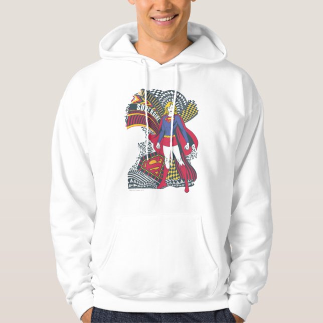 Veste À Capuche Supergirl Random World 1 (Devant)