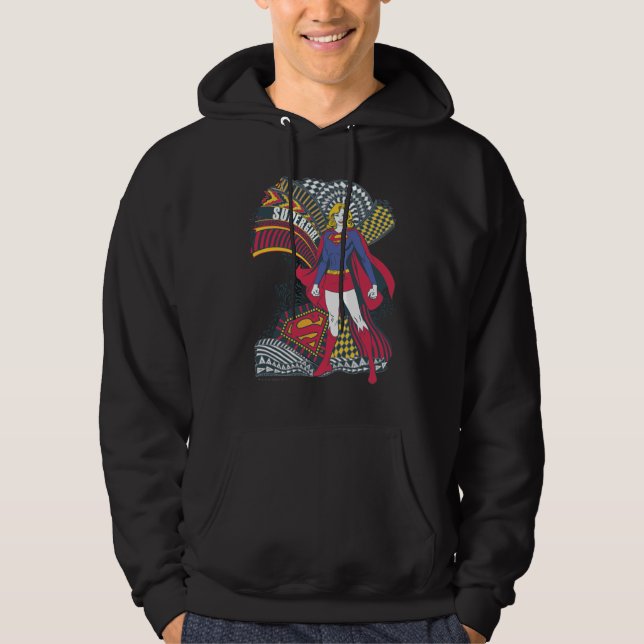 Veste À Capuche Supergirl Random World 1 (Devant)