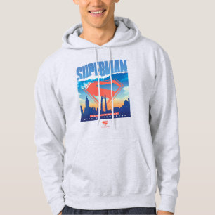 Veste À Capuche Superman Metropolis Skyline