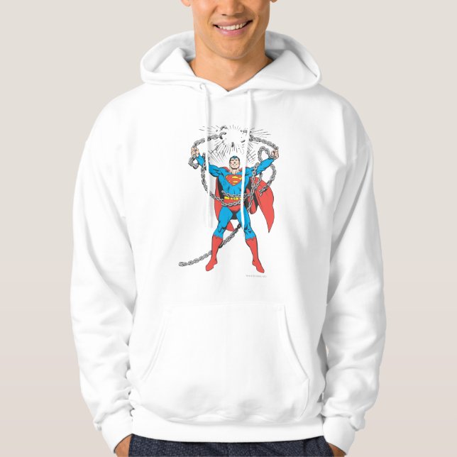 Veste À Capuche Superman rompt les chaînes (Devant)