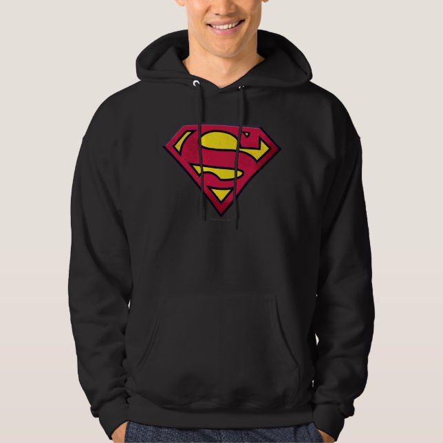 Veste À Capuche Superman S-Shield | Logo de bord (Devant)