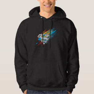 Veste À Capuche Superman S-Shield Logo de Paint Streaks
