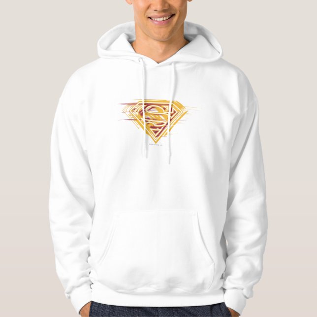 Veste À Capuche Superman S-Shield | Logo jaune et rouge (Devant)