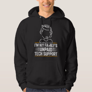 Veste À Capuche Support Technique Inpayé De Mes Familles Im Minima