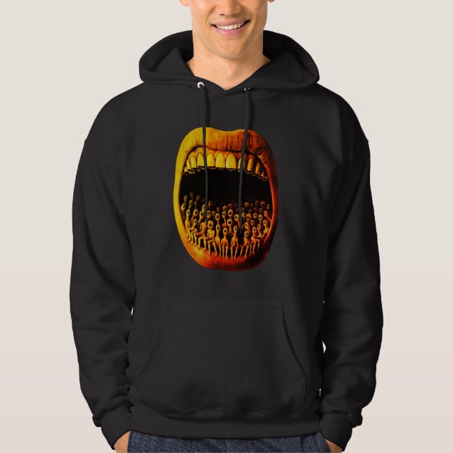 Veste À Capuche Surreal Scream Dark Expressionist Horror Figur (Devant)
