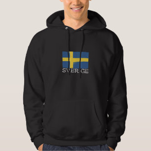 Veste À Capuche Sverige Drapeau de la Suède Croix nordique Fierté 