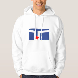 Veste À Capuche Sweat-shirt à capuche avec drapeau de Toronto, Can