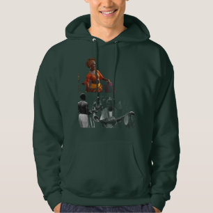 Veste À Capuche "Sweat - shirt à capuche de T-shirt vert foncé élé