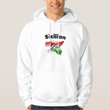 Sweat-shirt à capuche pour fille sicilienne