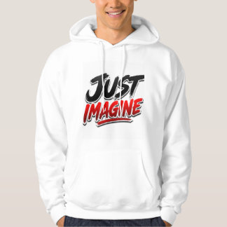 Veste À Capuche Sweat-shirt à typographie « Just Imagine »