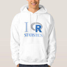 Sweat-shirt avec capuche d'I love R Statistics