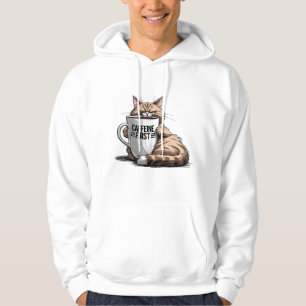 Veste À Capuche Sweat-shirt Caffeine d'abord pour les accros au ca