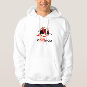 VESTE À CAPUCHE SWEAT-SHIRT NON DAVANTAGE DE VIOLENCE ANTITAURINOS