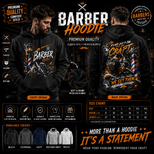 Veste À Capuche Sweatshirt à capuche graphique pour salon de coiff