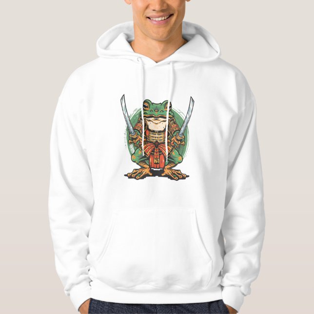 Veste À Capuche Sweatshirt à capuche pour adulte guerrier samouraï (Devant)