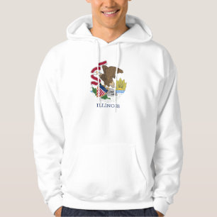 Veste À Capuche Sweatshirt à capuchon avec drapeau américain