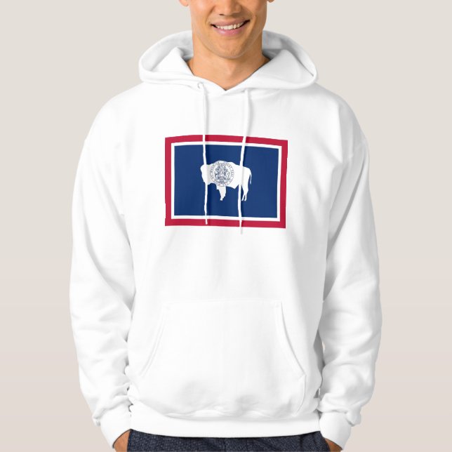 Veste À Capuche Sweatshirt à capuchon avec drapeau américain (Devant)