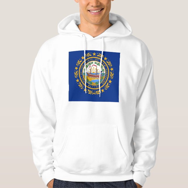 Veste À Capuche Sweatshirt à capuchon avec drapeau américain (Devant)