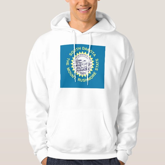 Veste À Capuche Sweatshirt à capuchon avec drapeau américain (Devant)