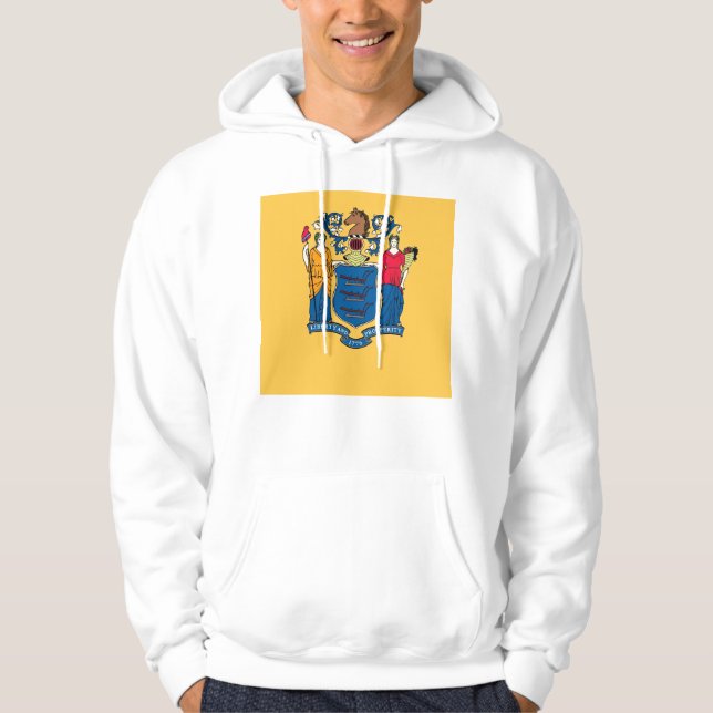 Veste À Capuche Sweatshirt à capuchon avec drapeau américain (Devant)