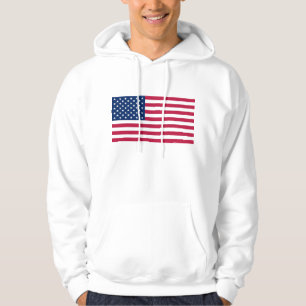 Veste À Capuche Sweatshirt à capuchon avec drapeau des Etats-Unis
