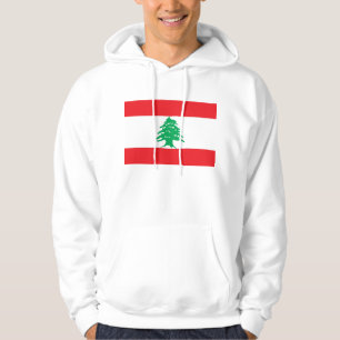 Veste À Capuche Sweatshirt à capuchon avec drapeau du Liban
