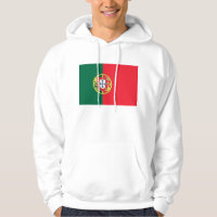 Sweatshirt à capuchon avec drapeau du Portugal