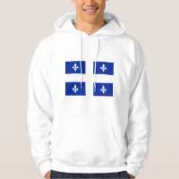 Sweatshirt à capuchon avec drapeau du Québec, Cana