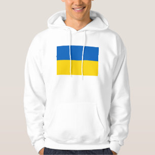 Veste À Capuche Sweatshirt à capuchon avec drapeau d'Ukraine