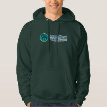 Sweatshirt à capuchon avec logo IVH - Forêt profon