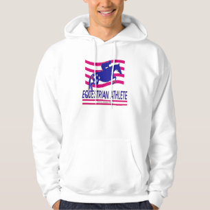 Veste À Capuche Sweatshirt à capuchon d'athlète équestre de