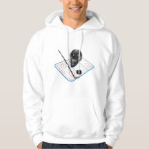 Sweatshirt à capuchon de base de hockey sur glace
