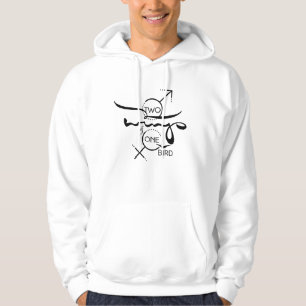 Veste À Capuche Sweatshirt à capuchon de base masculin de deux ail