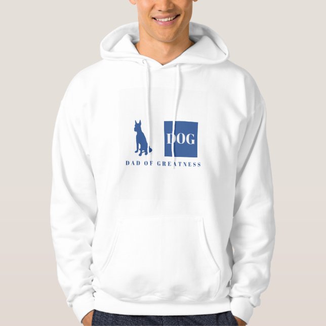 Veste À Capuche Sweatshirt à capuchon de base - Papa De Grandeur (Devant)