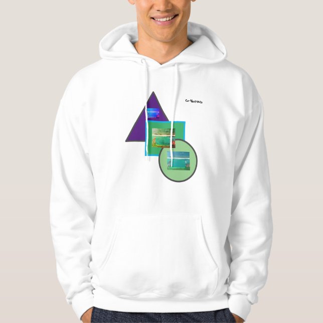 Veste À Capuche Sweatshirt à capuchon de base pour hommes "Bateau  (Devant)