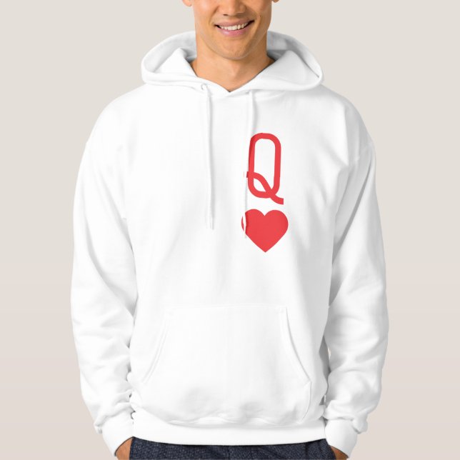 Veste À Capuche Sweatshirt à capuchon de base Queen of Hearts (Devant)