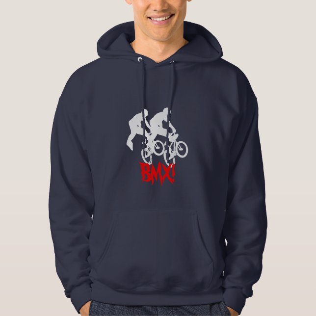 VESTE À CAPUCHE SWEATSHIRT À CAPUCHON DE BASIC DE BMX (Devant)