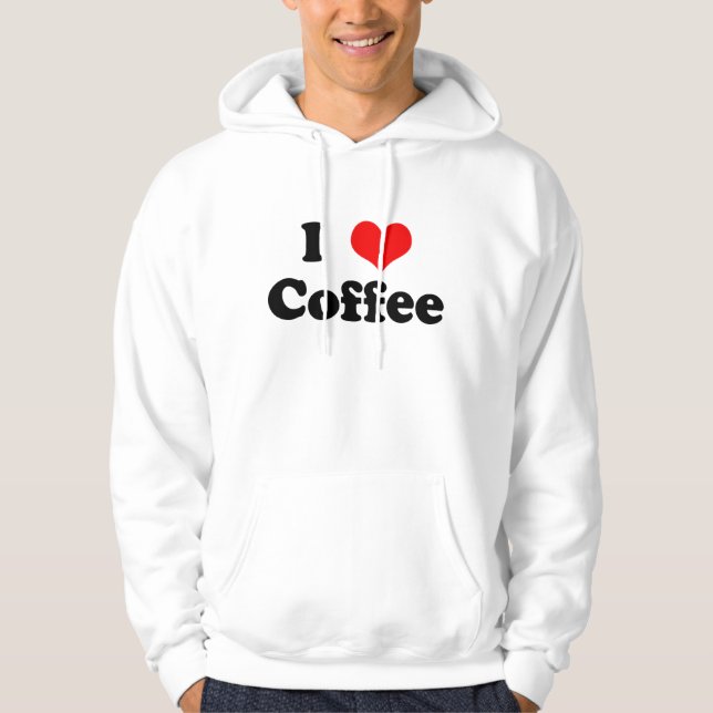 Veste À Capuche Sweatshirt à capuchon de coeur de la coutume I (Devant)