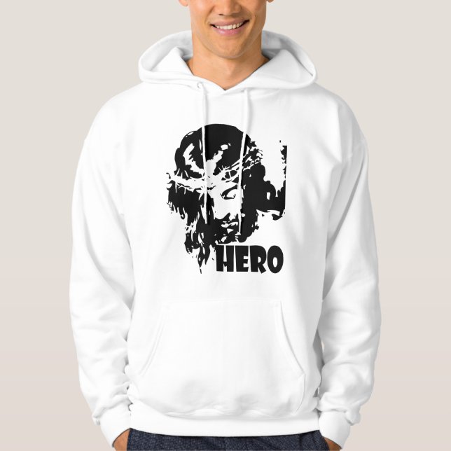 VESTE À CAPUCHE SWEATSHIRT À CAPUCHON DE HÉROS (Devant)