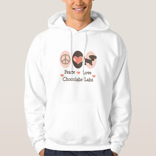 Veste À Capuche Sweatshirt à capuchon de laboratoires de chocolat (Devant)