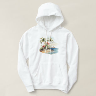 Veste À Capuche Sweatshirt à capuchon de l'île tropicale