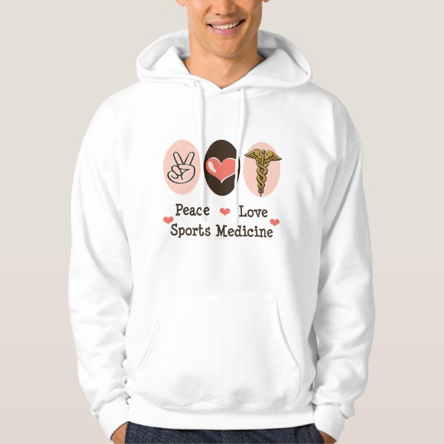 Veste À Capuche Sweatshirt à capuchon de médecine de sports (Devant)