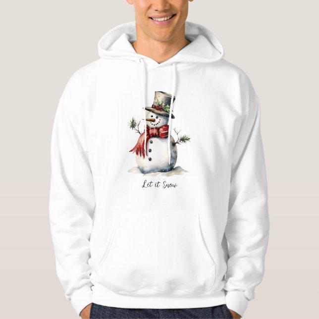 Veste À Capuche Sweatshirt à capuchon de neige (Devant)