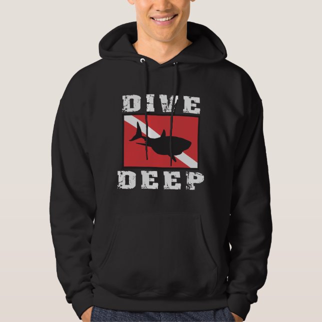 Veste À Capuche Sweatshirt à capuchon de requin de piqué de (Devant)