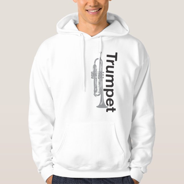 Veste À Capuche Sweatshirt à capuchon de trompette (Devant)