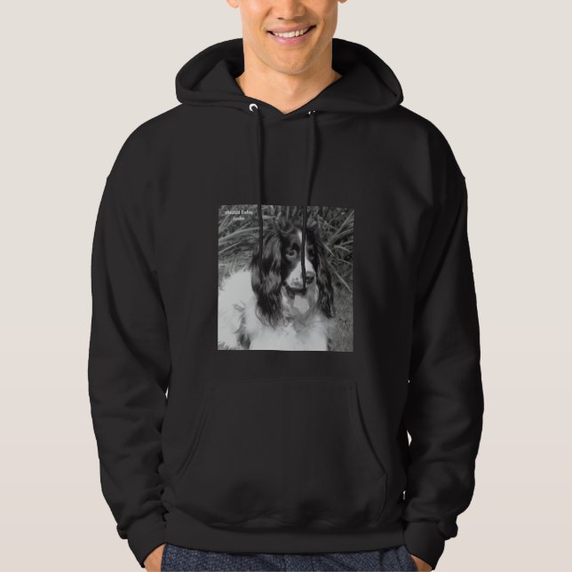 Veste À Capuche Sweatshirt à capuchon d'épagneul de springer (Devant)