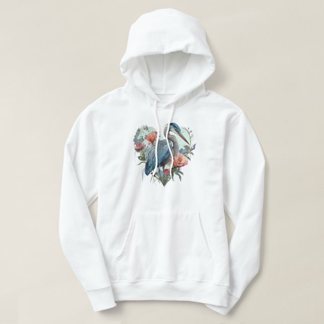 Veste À Capuche Sweatshirt à capuchon d'oiseaux (Design devant)
